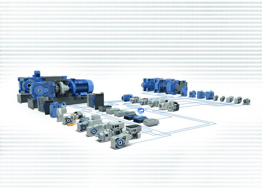 Sistema modular NORD para todas as soluções de acionamento que configuram individualmente os sistemas de acionamento de acordo com os requisitos de clientes específicos